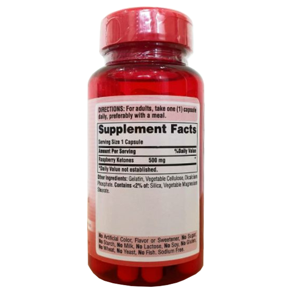 Puritan's Pride Raspberry Ketones 500 mg / 60 Capsules Puritan's Pride Raspberry Ketones 500 mg / 60 Capsules