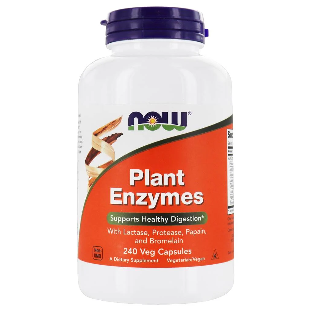 Now Foods Plant Enzymes / 240 Vegetable Capsules