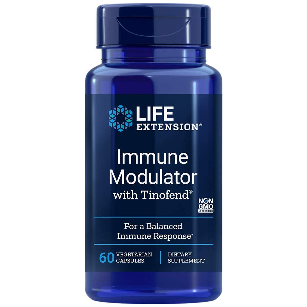 Life Extension Immune Modulator with Tinofend® / 60 Vegetarian Capsules