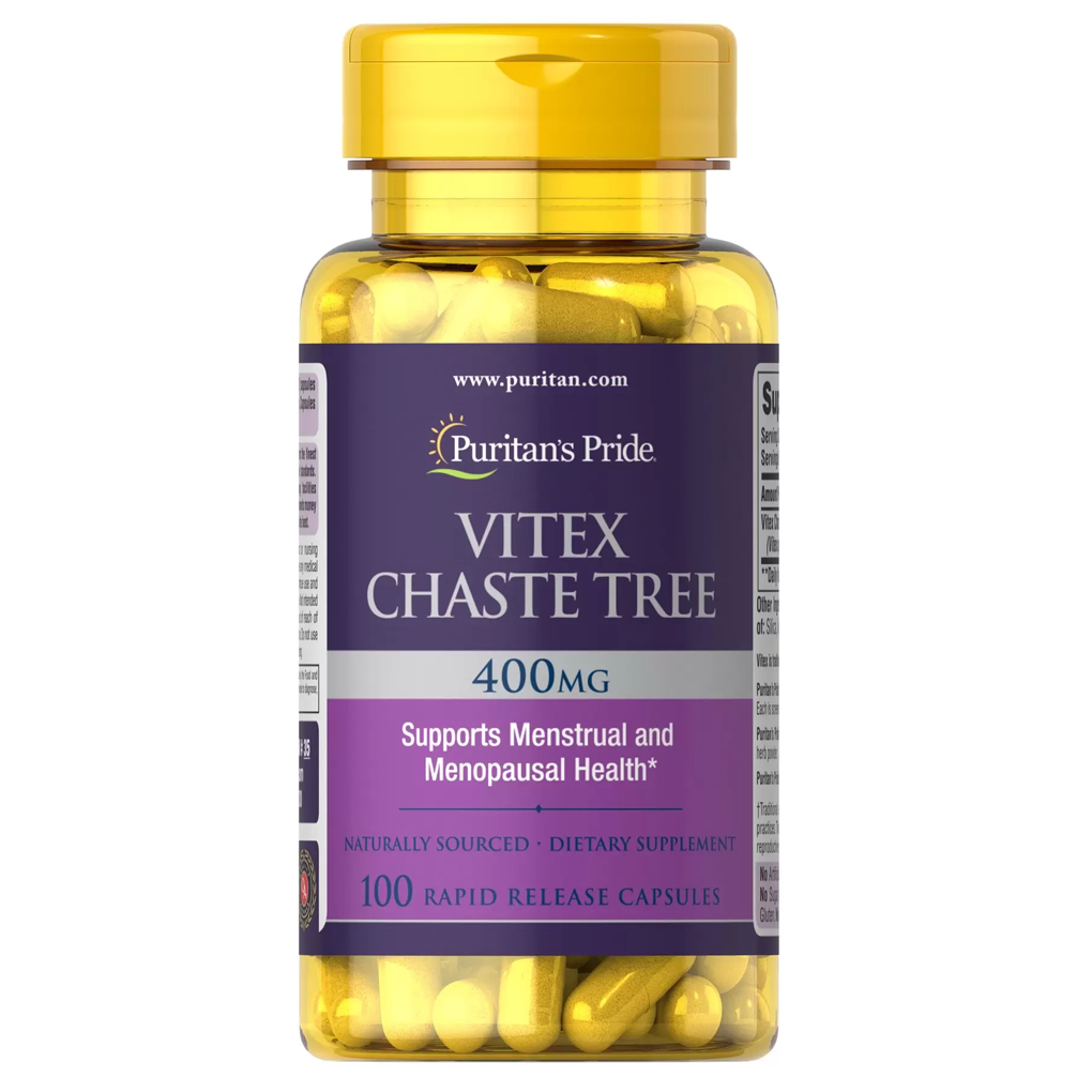 Puritan's Pride Vitex Chaste Tree 400 mg / 100 Capsules