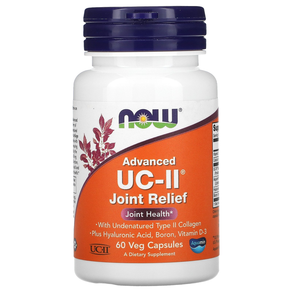 NOW Foods Advanced UC-II Joint Relief / 60 Vegetable Capsules