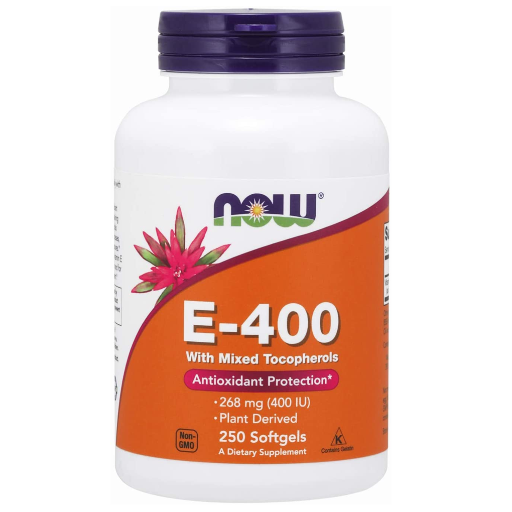 NOW Foods  E400 Mixed Tocopherols / 250 Softgels