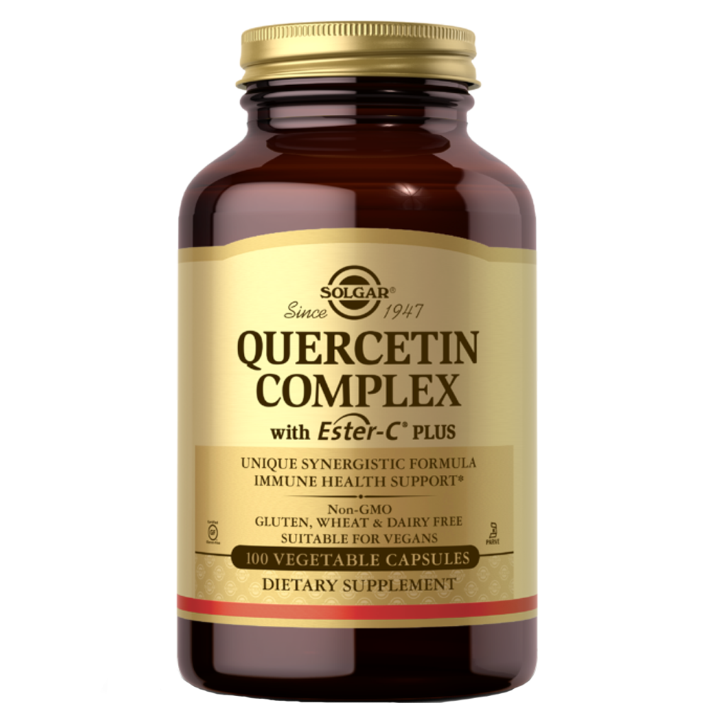 SOLGAR  QUERCETIN  COMPLEX  WITH  ESTER-C® PLUS / 100 VEGETABLE CAPSULES