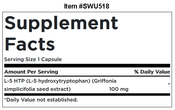 Swanson Ultra 5-HTP Extra Strength 100 mg / 60 Caps