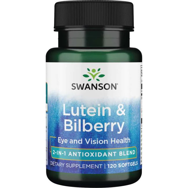 Swanson Ultra Standardized Lutein & Bilberry / 120 Sgels Swanson Ultra Standardized Lutein & Bilberry / 120 Sgels