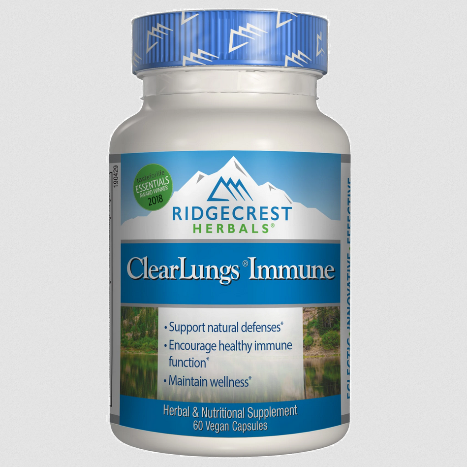 Ridgecrest Herbals ClearLungs Immune / 60 Vegan Capsules