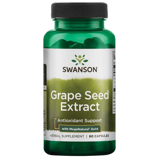 Swanson Superior Herbs- Grape Seed Extract with MegaNatural Gold / 60 Capsules