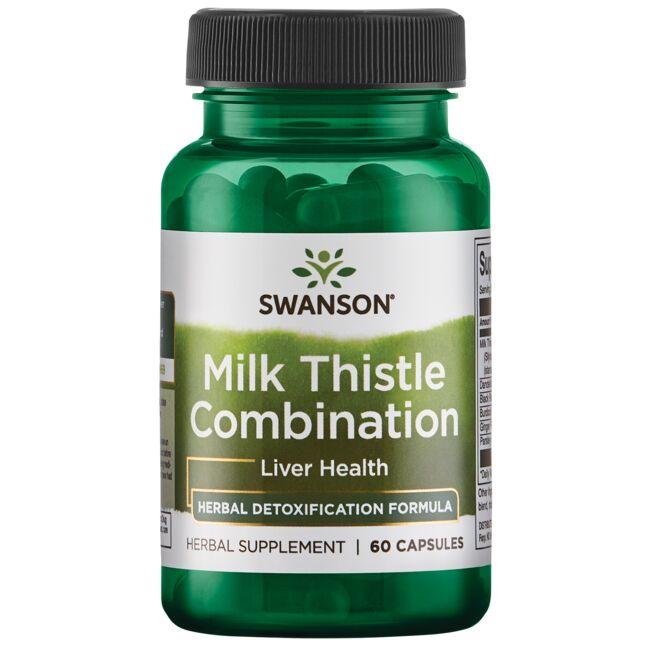 Swanson Superior Herbs Milk Thistle Combination / 60 Capsules