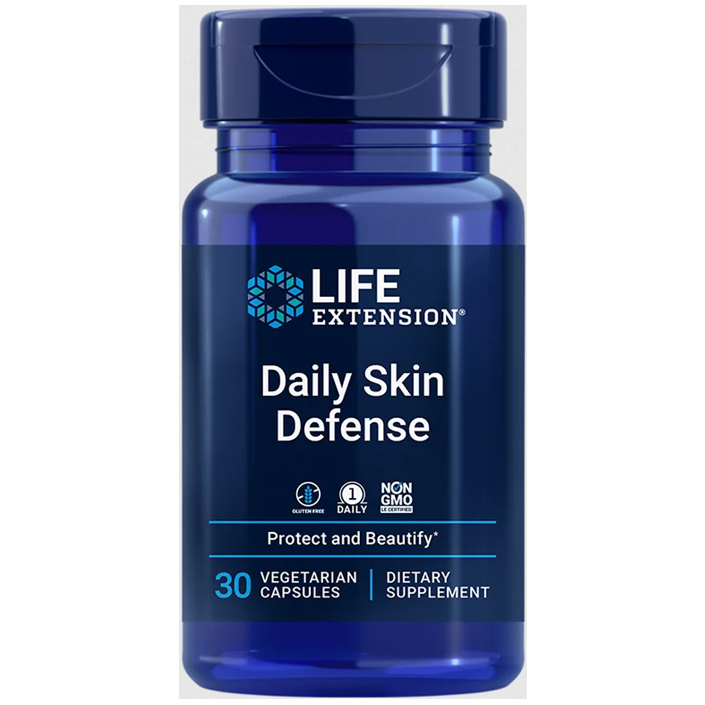 Life Extension Daily Skin Defense / 30 Vegetarian Capsules Life Extension Daily Skin Defense / 30 Vegetarian Capsules