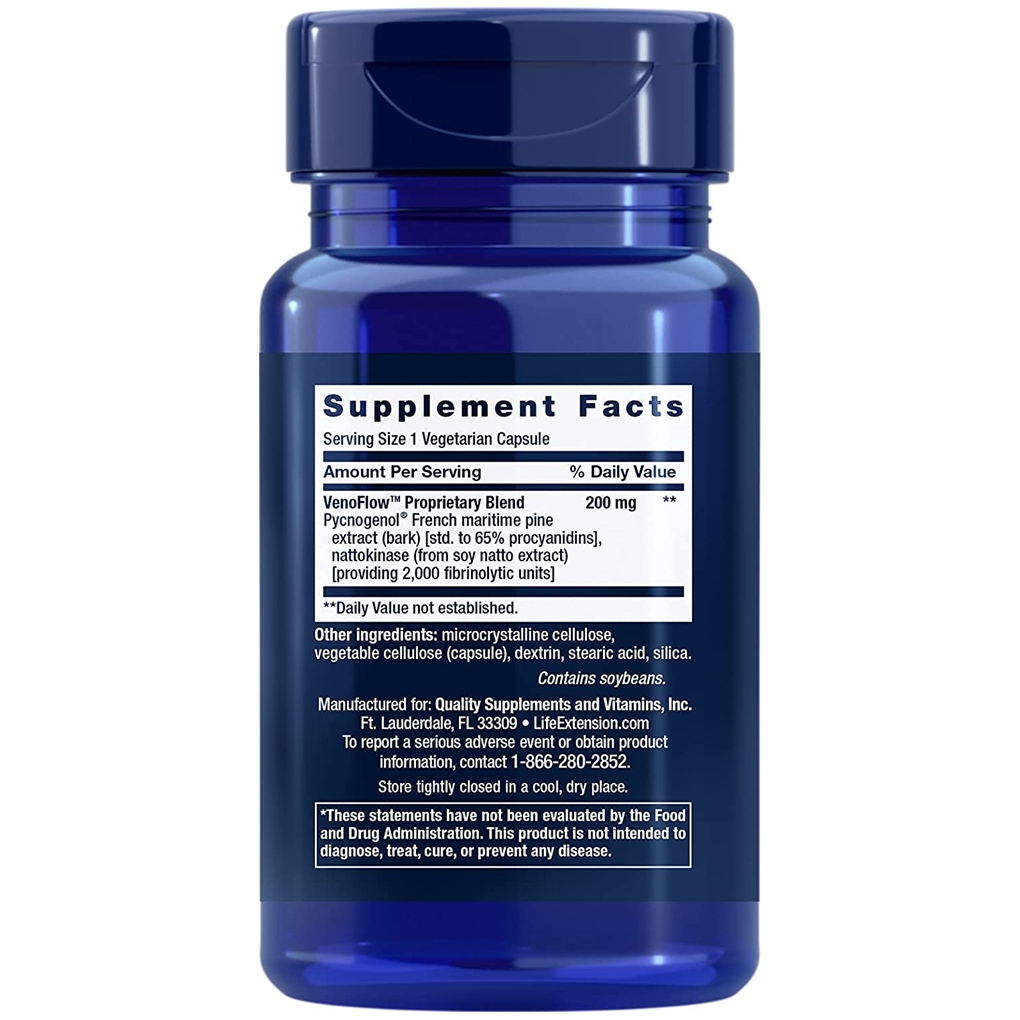 Life Extension VenoFlow™ / 30 Vegetarian Capsules Life Extension VenoFlow™ / 30 Vegetarian Capsules