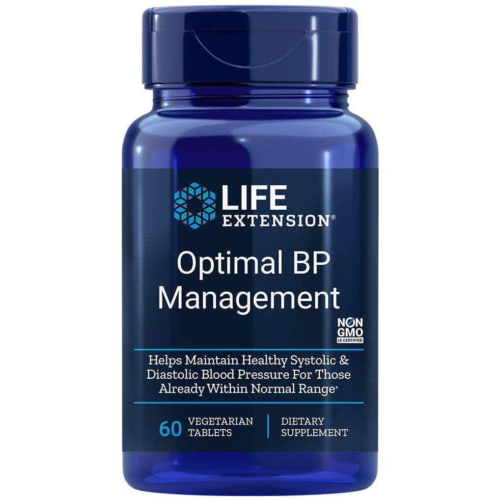 Life Extension Optimal BP Management / 60 Tablets