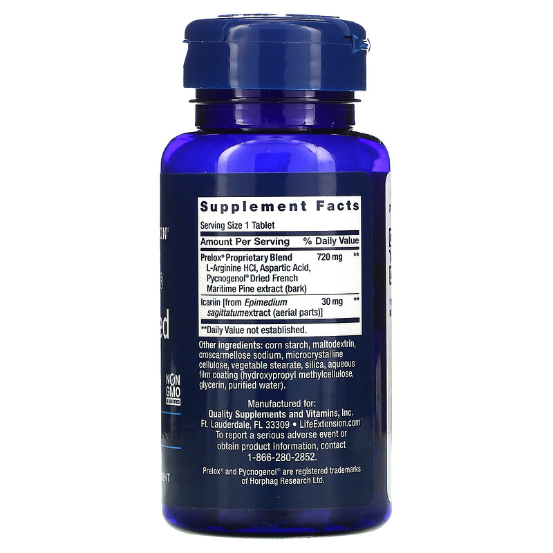 Life Extension Prelox® Enhanced Sex / 60 Tablets Life Extension Prelox® Enhanced Sex / 60 Tablets