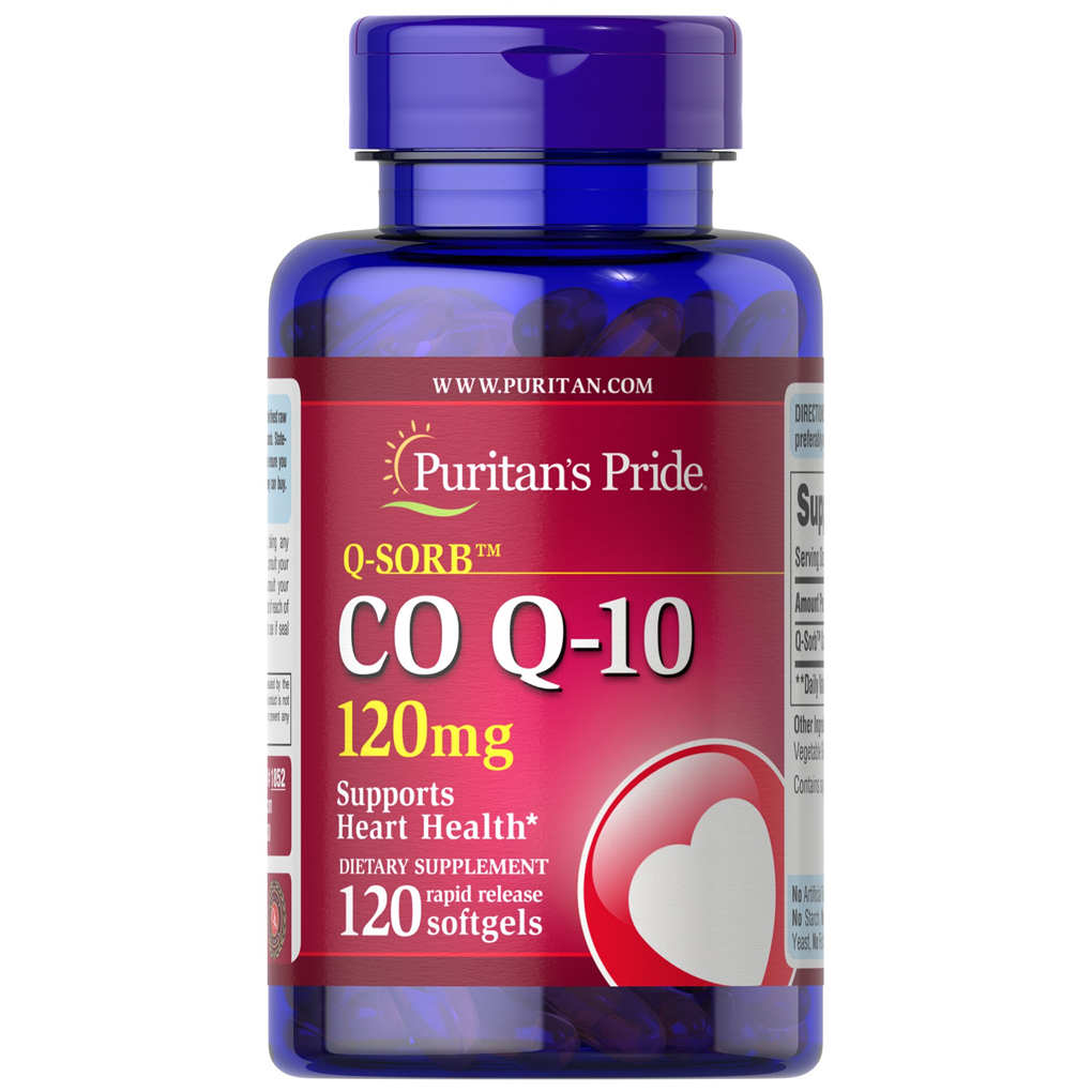 Puritan's Pride  Q-SORB™ Co Q-10  120 mg / 120 Rapid Release Softgels