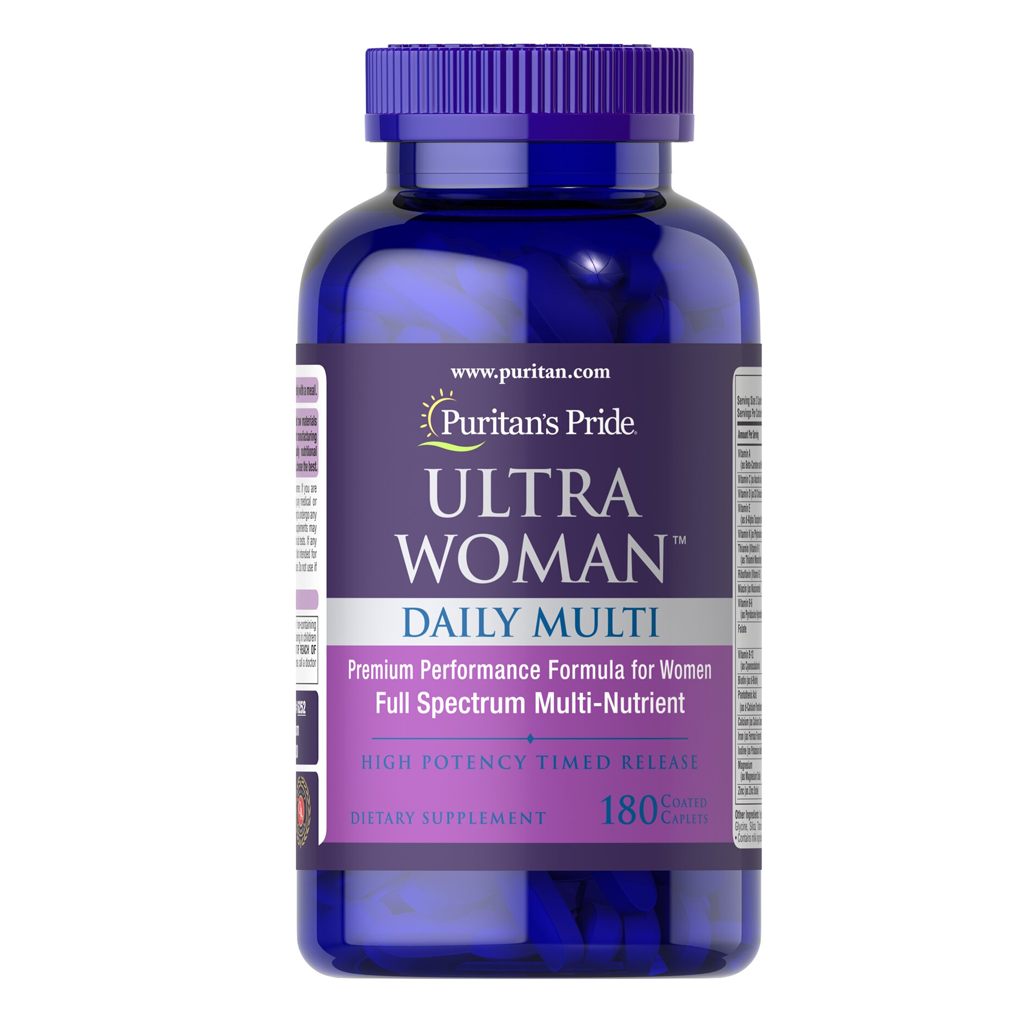 Puritan's Pride Ultra Women™ Daily Multi Timed Release / 180 Caplets