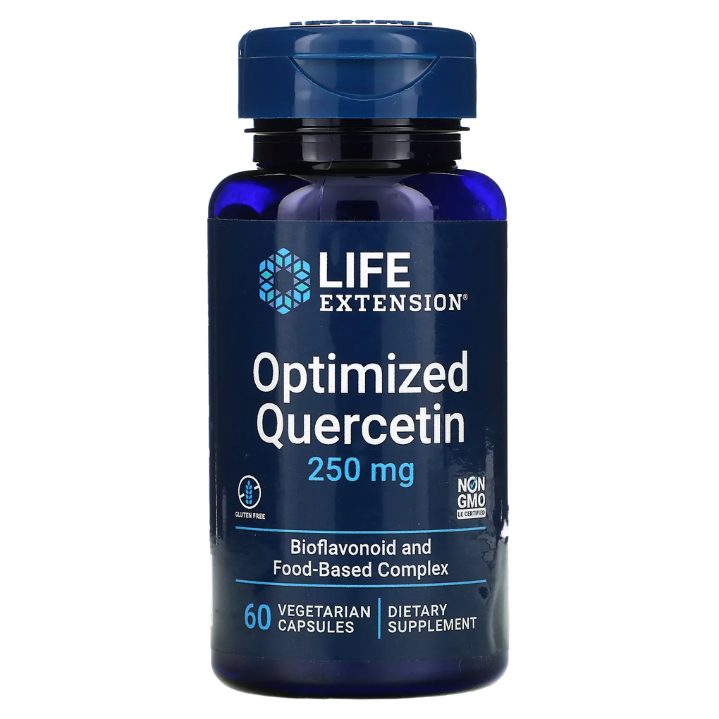 Life Extension Optimized Quercetin 250 mg / 60 Vegetarian Capsules Life Extension Optimized Quercetin 250 mg / 60 Vegetarian Capsules