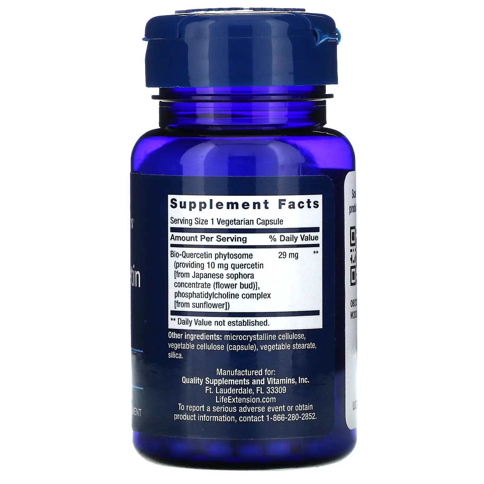 Life Extension Bio-Quercetin / 30 Vegetarian Capsules Life Extension Bio-Quercetin / 30 Vegetarian Capsules