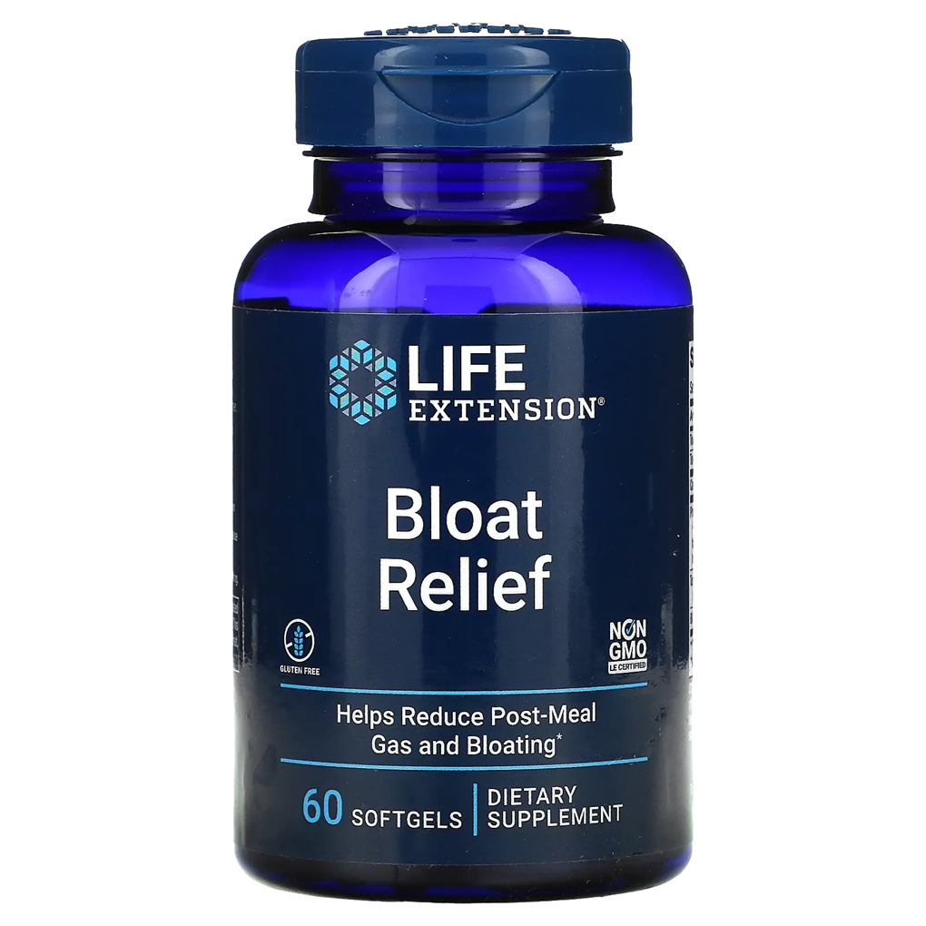 Life Extension  Bloat Relief / 60 Softgels