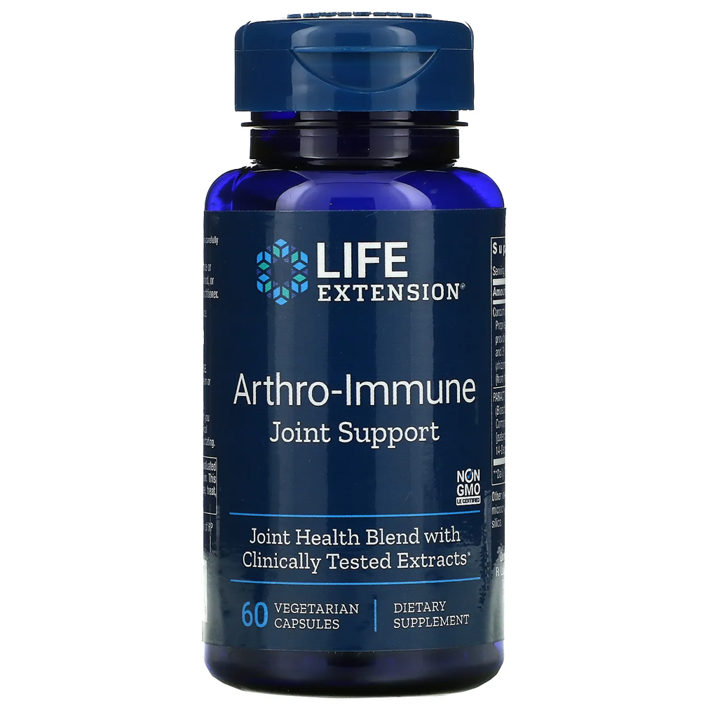 Life Extension  Arthro-Immune Joint Support / 60 Vegetarian Capsules