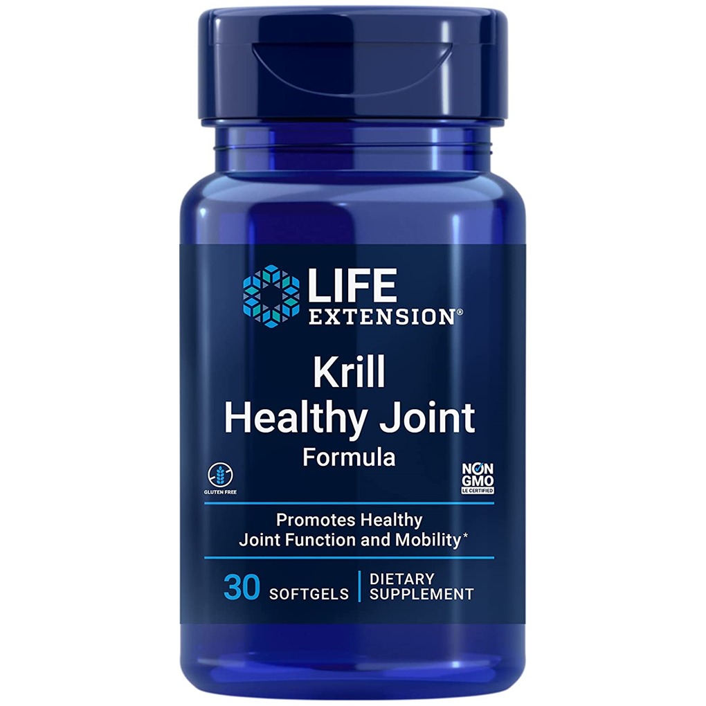 Life Extension Krill Healthy Joint Formula / 30 Softgels