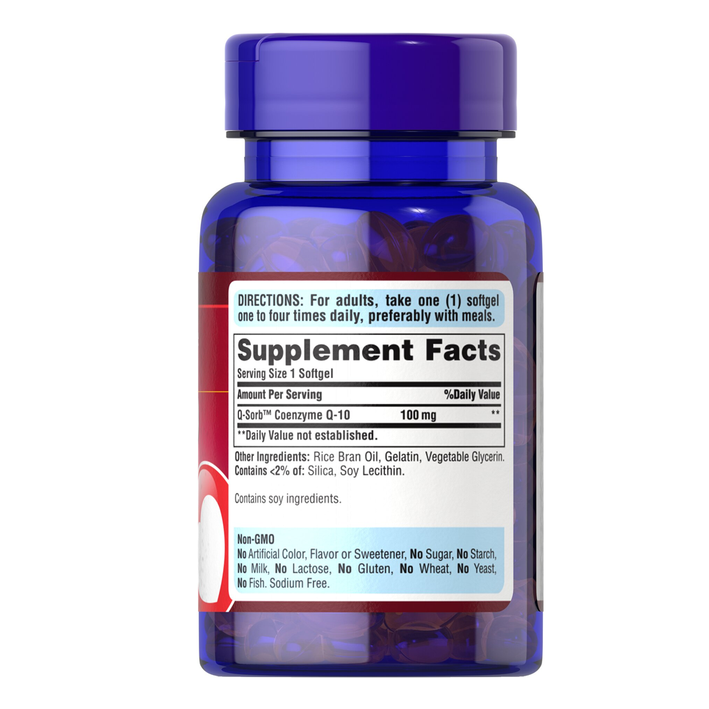 Puritan's Pride Co Q-10  100 mg / 30 Rapid Release Softgels