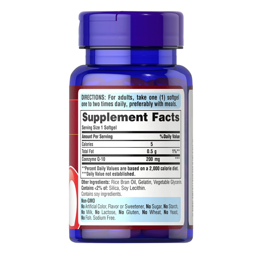 Puritan's Pride  Co Q-10 200 mg / 30 Rapid Release Softgels