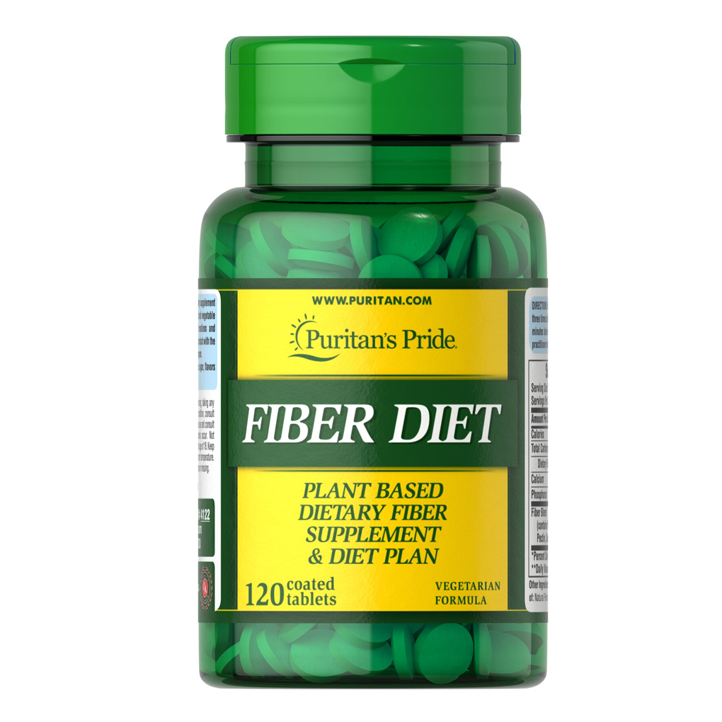 Puritan's Pride  Fiber Diet / 120 Tablets