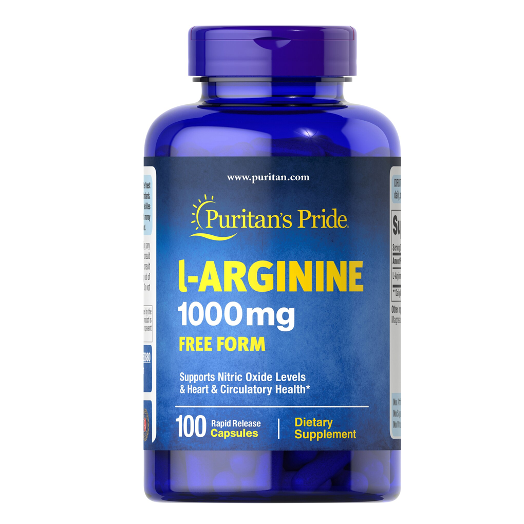 Puritan's Pride  L-Arginine 1000 mg / 100 Capsules