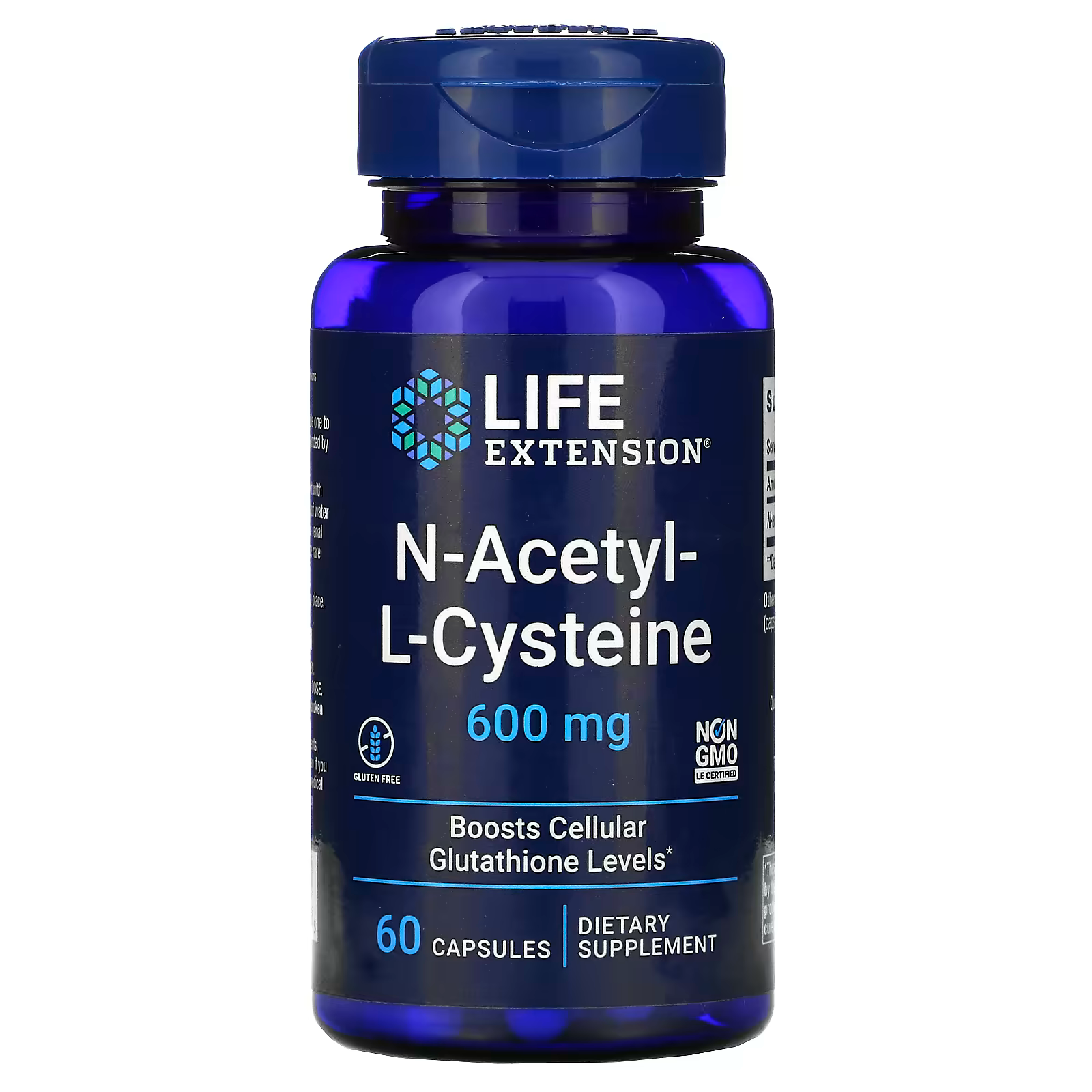 Life Extension  N-Acetyl-L-Cysteine (NAC) 600 mg / 60 Capsules