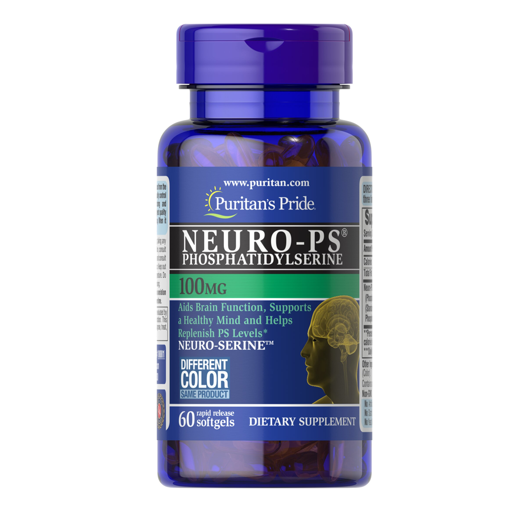 Puritan's Pride Neuro-PS (Phosphatidylserine) 100 mg / 60 Softgels Puritan's Pride Neuro-PS (Phosphatidylserine) 100 mg / 60 Softgels