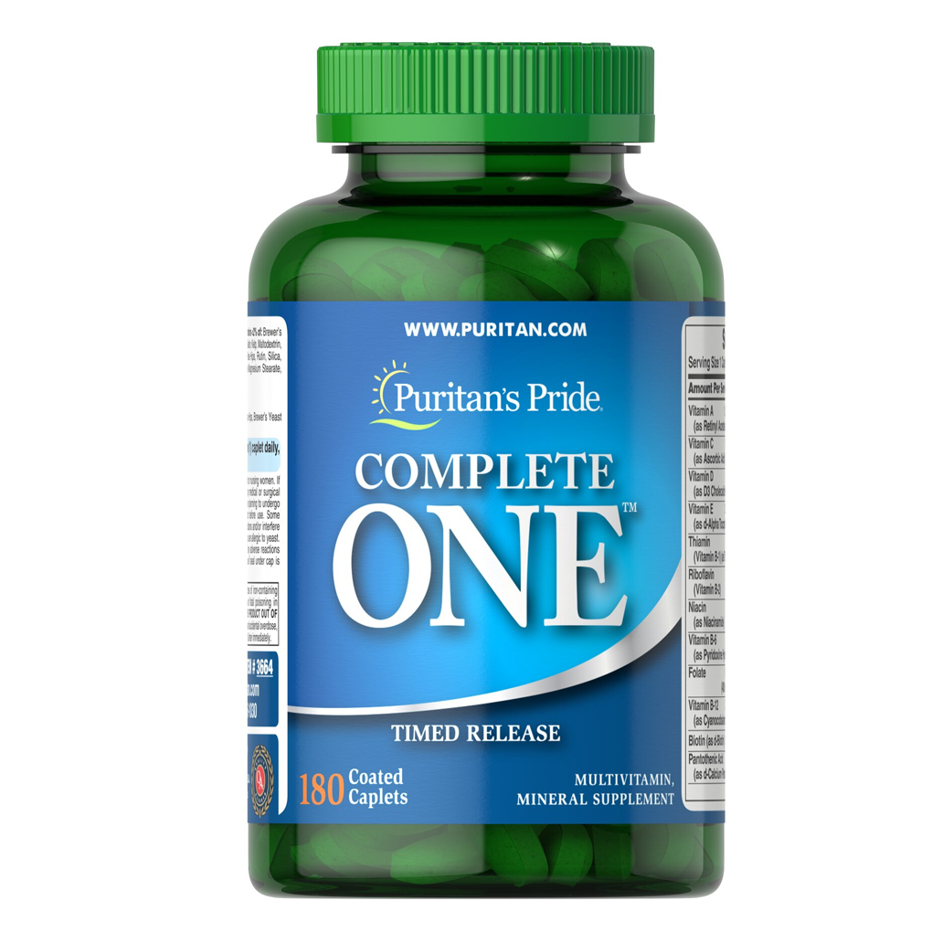 Puritan's Pride One™ Multivitamins Timed Release / 180 Caplets