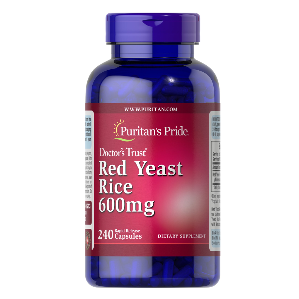 Puritan's Pride  Red Yeast Rice 600 mg / 240 Capsules