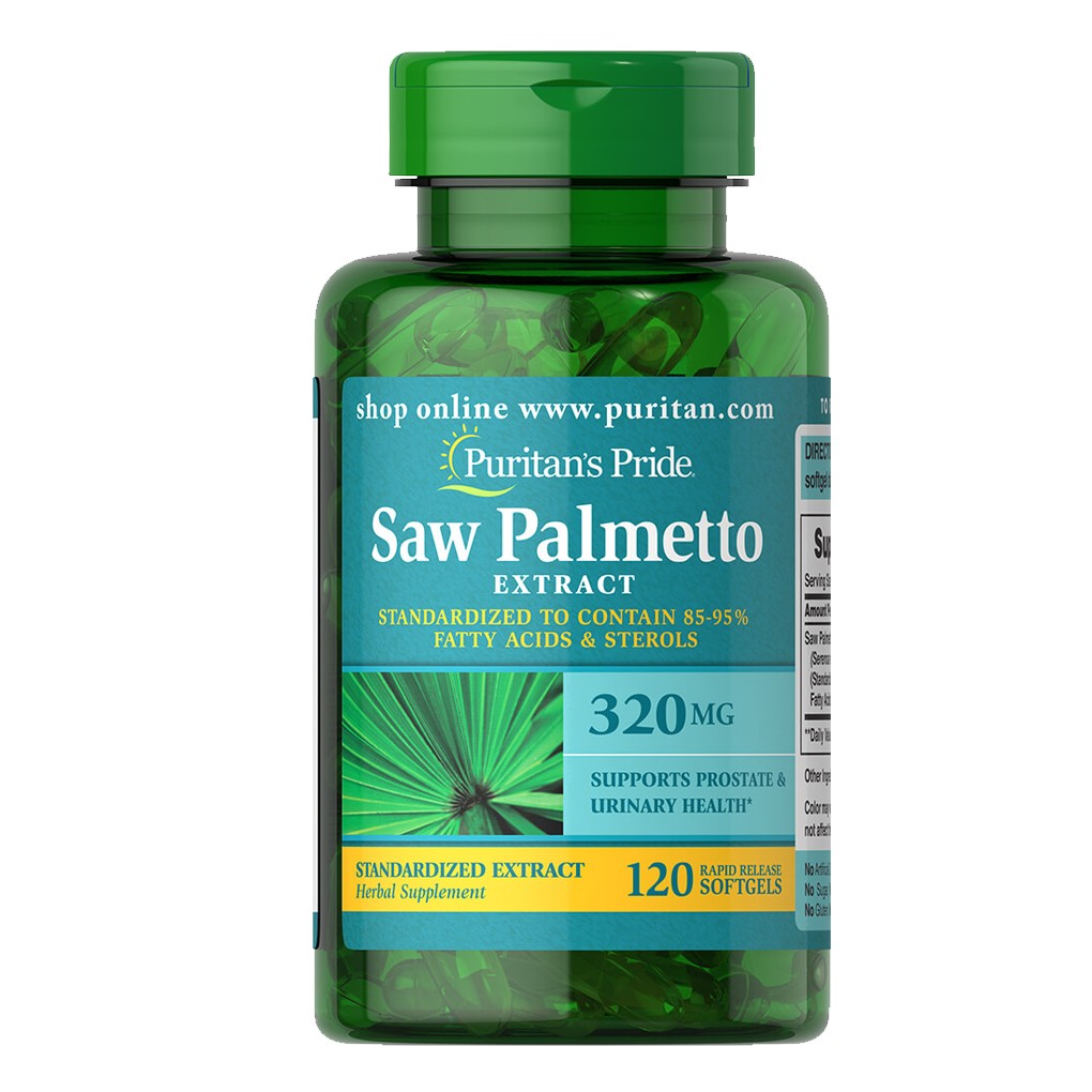 Puritan's Pride  Saw Palmetto Standardized Extract 320 mg / 120 Softgels