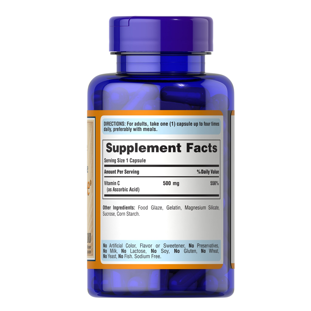 Puritan's Pride Ultra Cee® 500 mg Time Release / 100 Capsules Puritan's Pride Ultra Cee® 500 mg Time Release / 100 Capsules