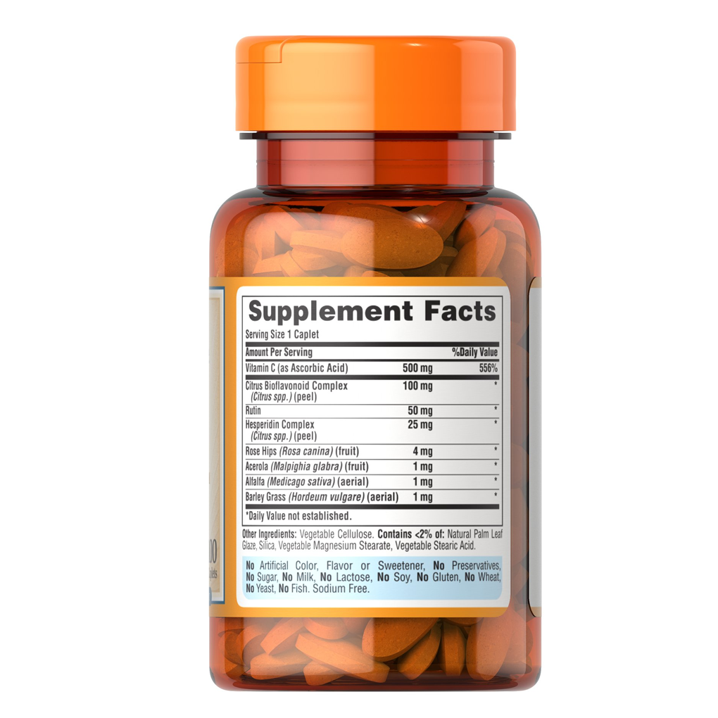 Puritan's Pride Vitamin C-500 Complex / 100 Coated Caplets Puritan's Pride Vitamin C-500 Complex / 100 Coated Caplets