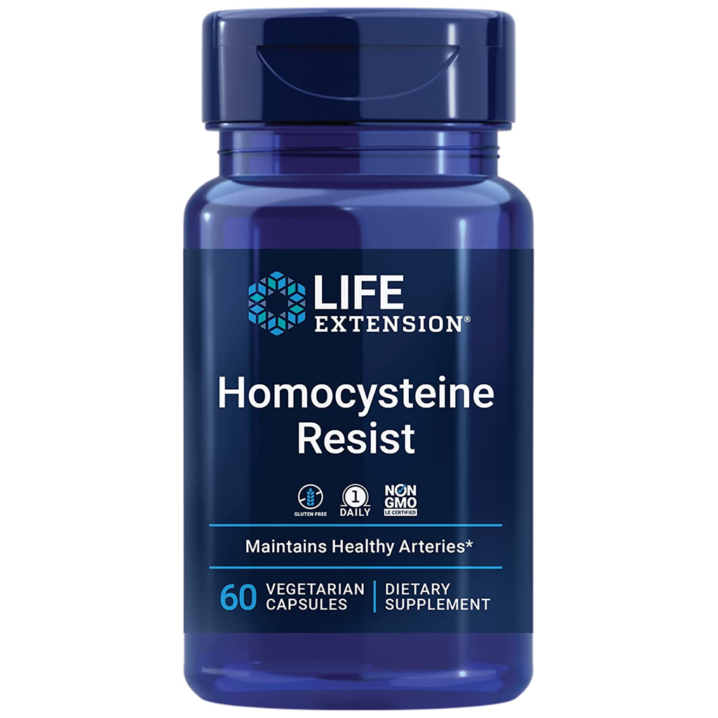 Life Extension Homocysteine Resist / 60 Vegetarian Capsules Life Extension Homocysteine Resist / 60 Vegetarian Capsules