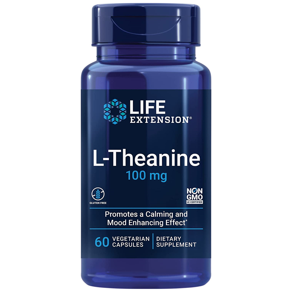 Life Extension L-Theanine 100 mg / 60 Vegetarian Capsules