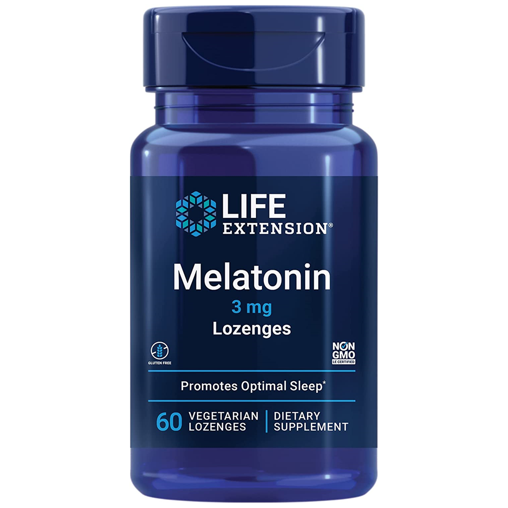 Life Extension Melatonin 3 mg / 60 Vegetarian Lozenges Life Extension Melatonin 3 mg / 60 Vegetarian Lozenges