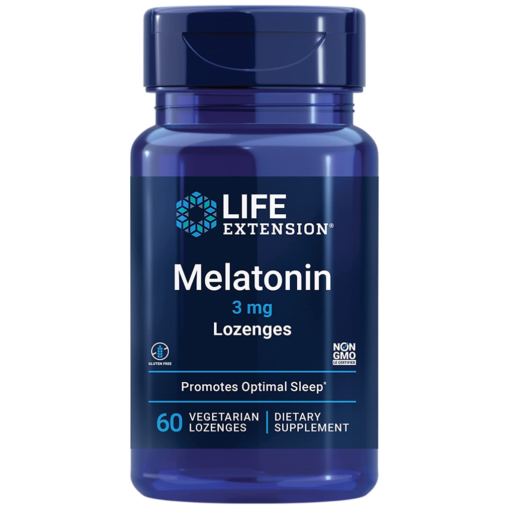 Life Extension   Melatonin 3 mg / 60 Vegetarian Lozenges