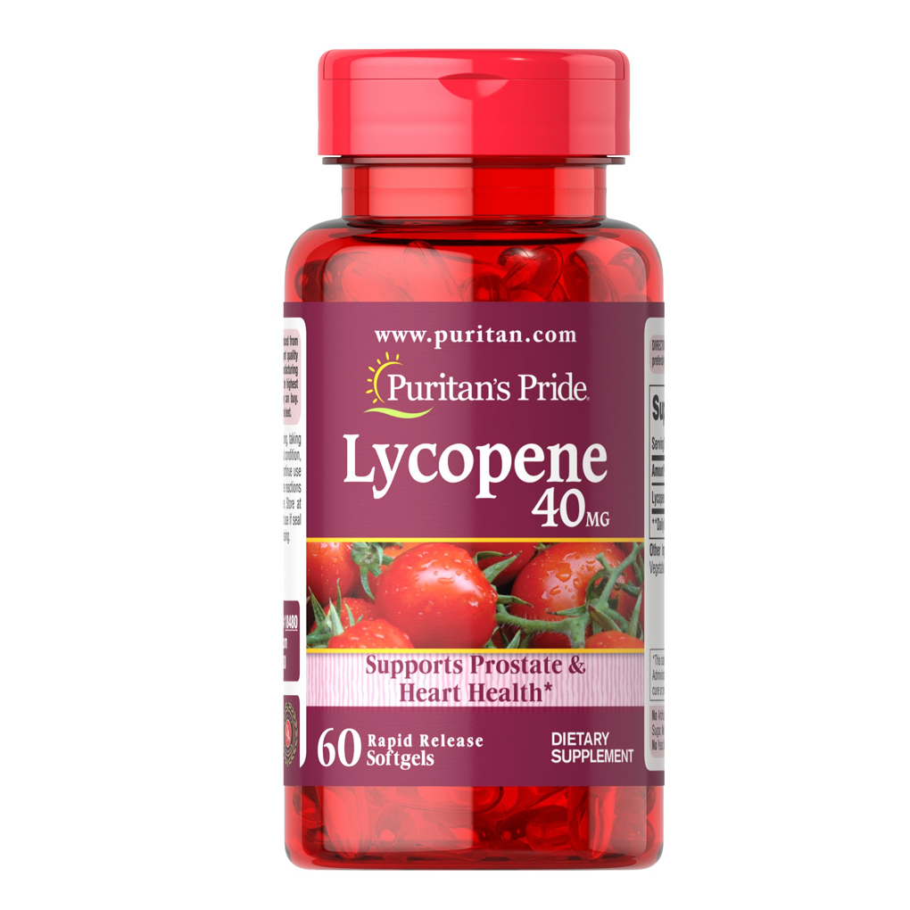 Puritan's Pride Lycopene 40 mg / 60 Softgels