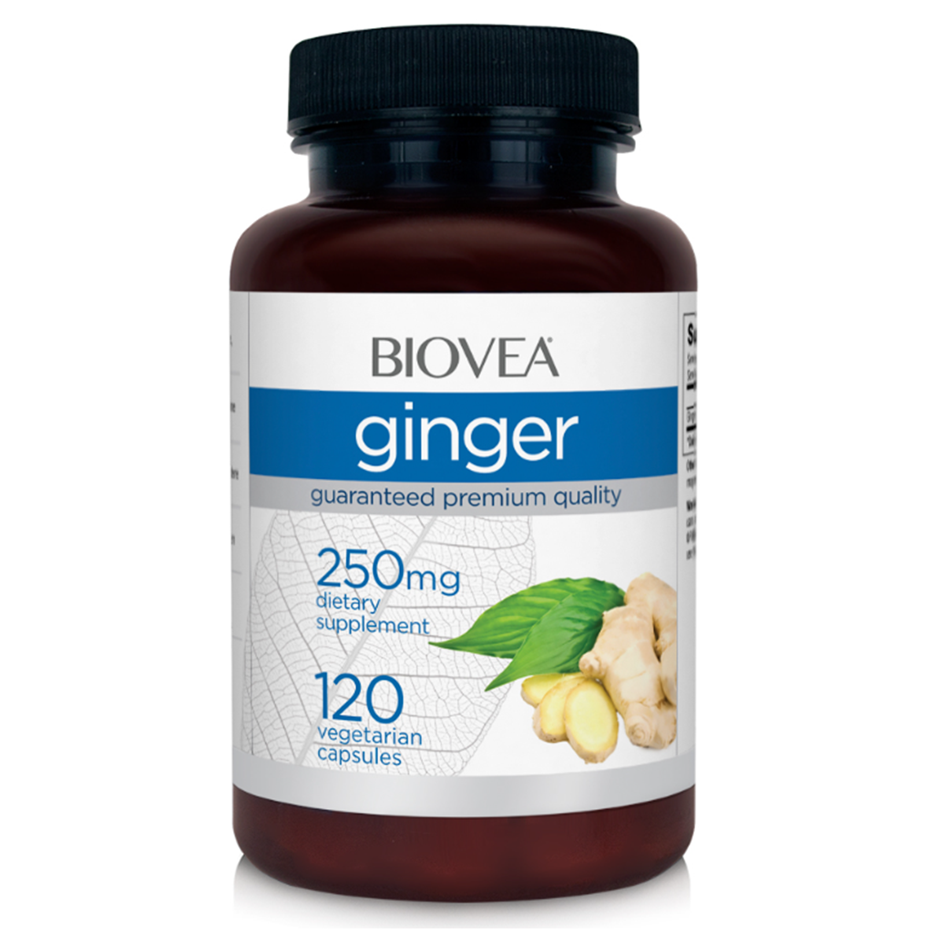 BIOVEA  GINGER 250 mg / 120 Vegetarian Capsules