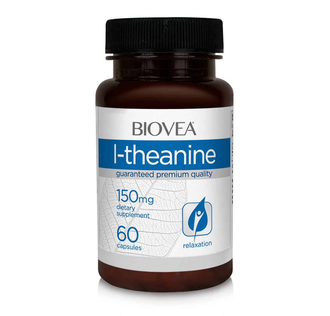 BIOVEA  L-THEANINE 150 mg / 60 Vegetarian Capsules