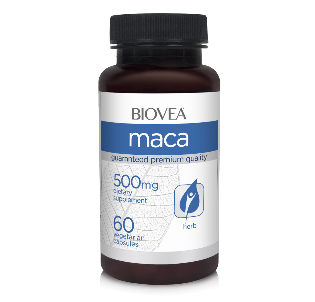 BIOVEA  MACA 500 mg  (Organic) / 60 Capsules