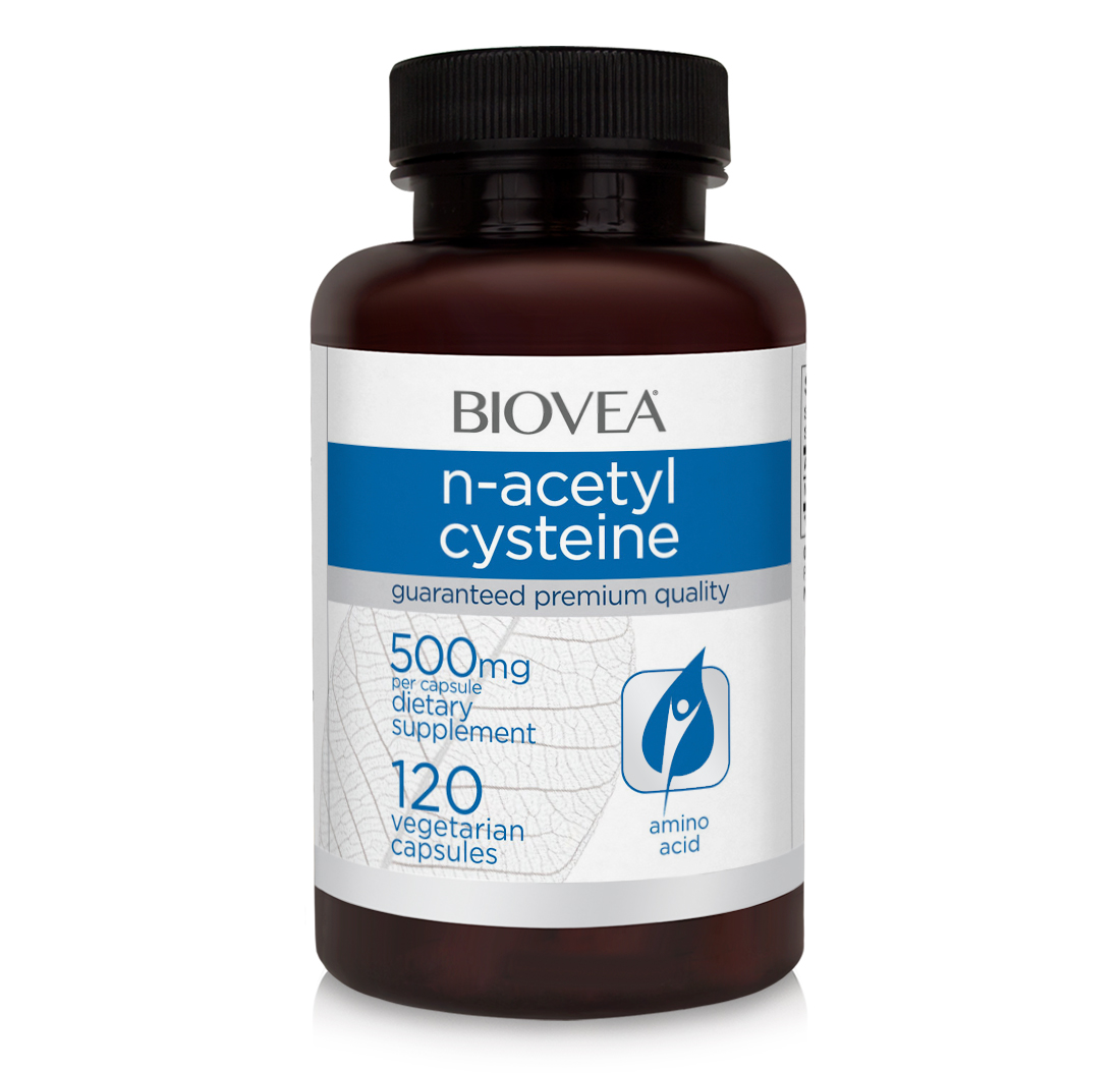 BIOVEA  N-ACETYL CYSTEINE 1000 mg / 120 Vegetarian Capsules