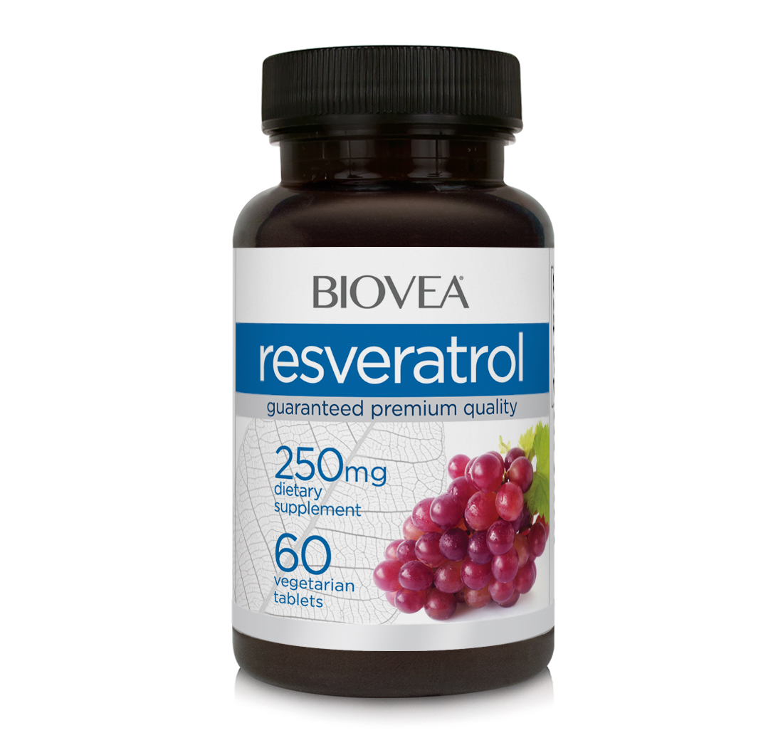 BIOVEA  RESVERATROL 250 mg / 60 Vegetarian Tablets