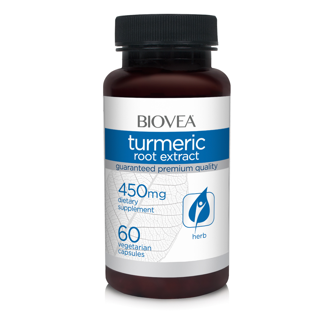 BIOVEA  TURMERIC (Curcuma) ROOT EXTRACT 450 mg / 60 Capsules