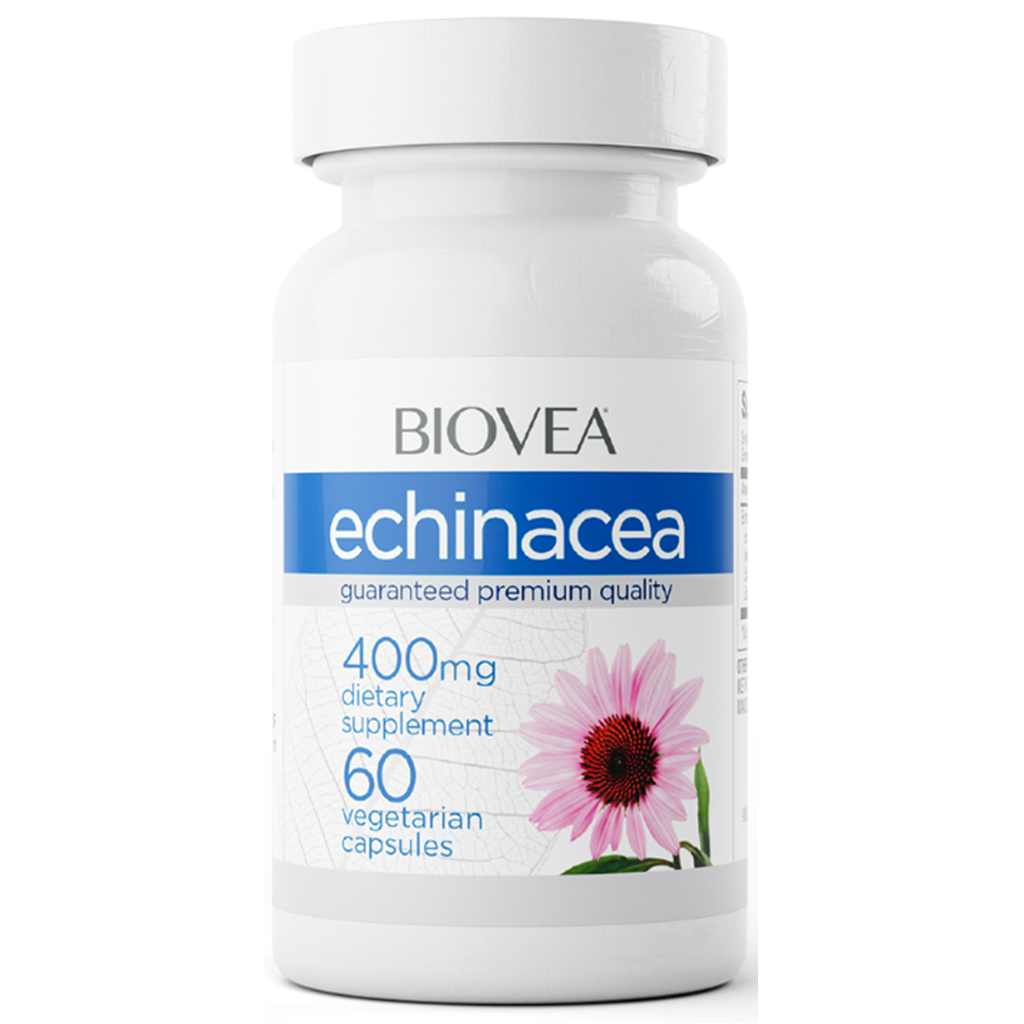 BIOVEA ECHINACEA 400 mg / 60 Vegetarian Capsules