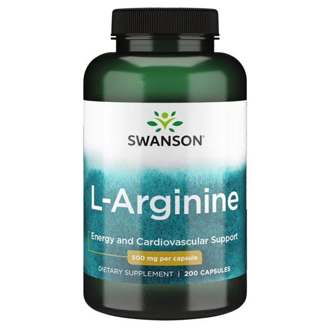 Swanson  Premium  L-Arginine  500 mg / 200 Capsules