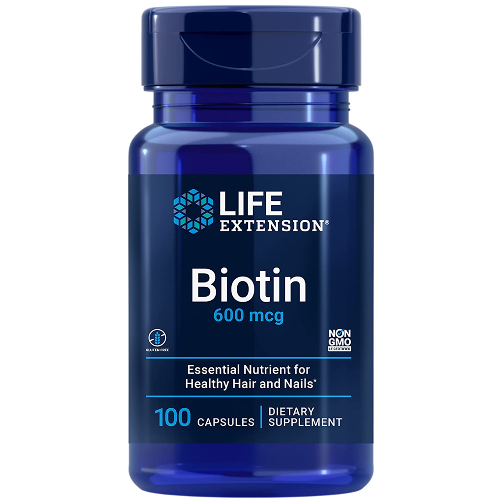 Life Extension Biotin 600 mcg / 100 Capsules