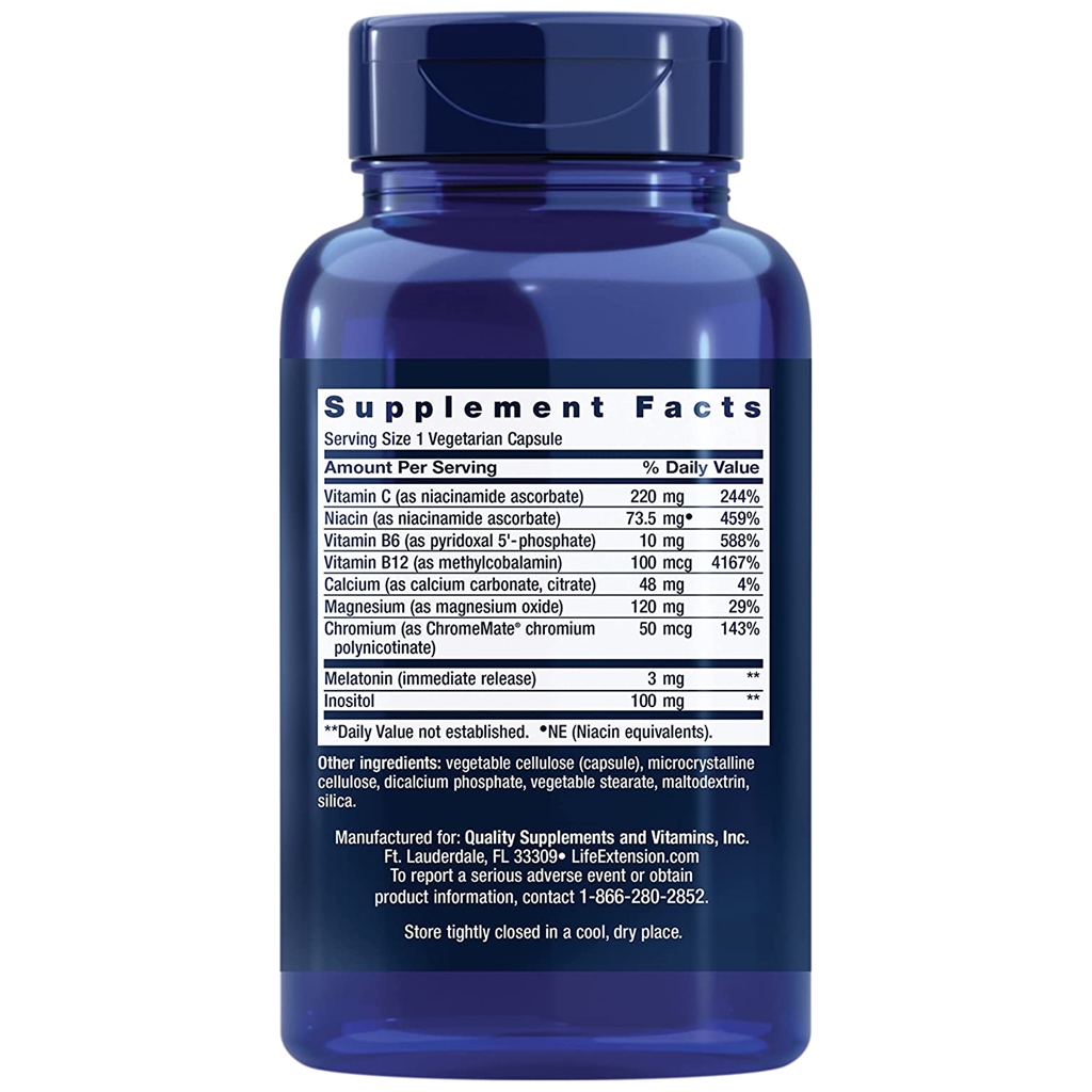 Life Extension Quiet Sleep / 60 Vegetarian Capsules Life Extension Quiet Sleep / 60 Vegetarian Capsules