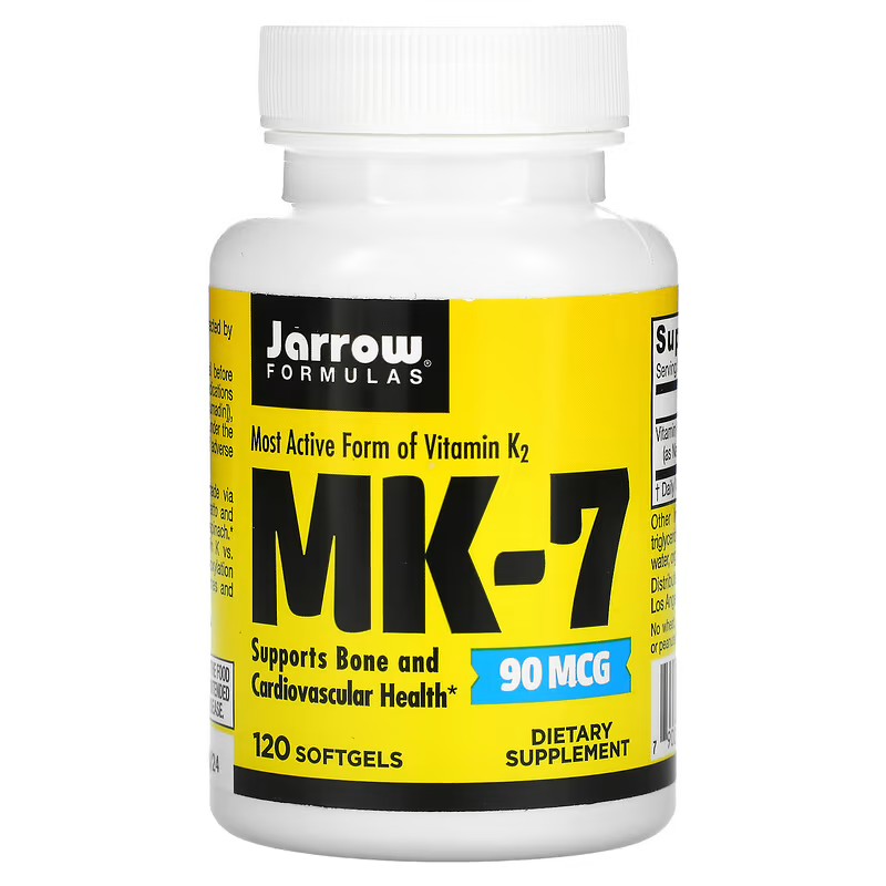 Jarrow Formulas MK-7 - Vitamin K₂ ( as Natural MK-7 [Menaquinone-7] ) / 120 Softgels